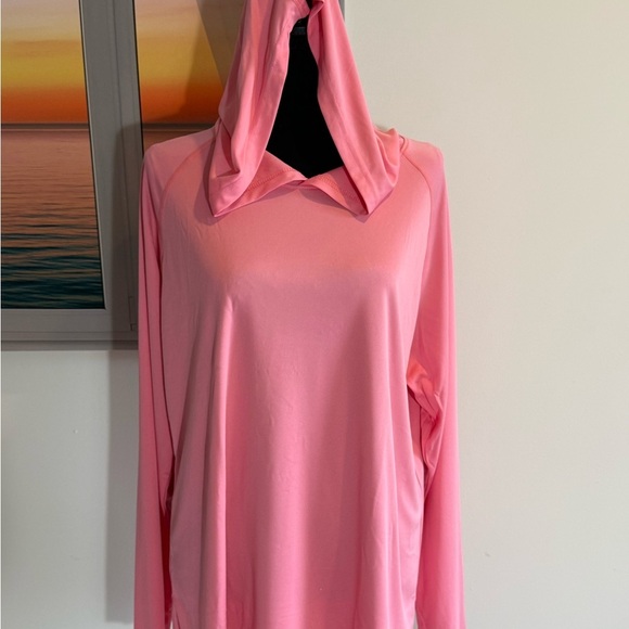 Tops - Pink Women's Quick-Dry Hooded Long Sleeve Top NWOT